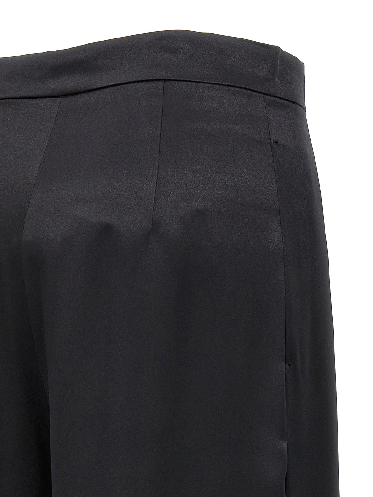 Max Mara Black Silk Casual Pants