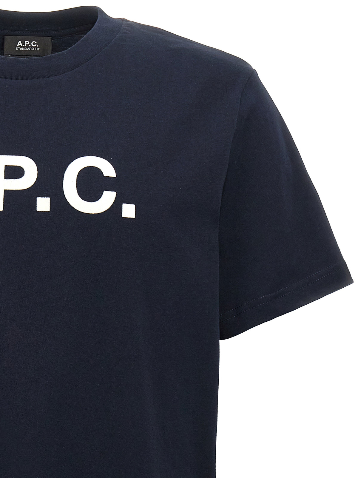 A.P.C. Blue Cotton T-Shirt