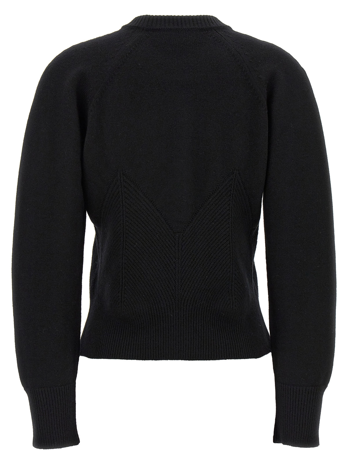 Alexander McQueen Black Wool Cardigan
