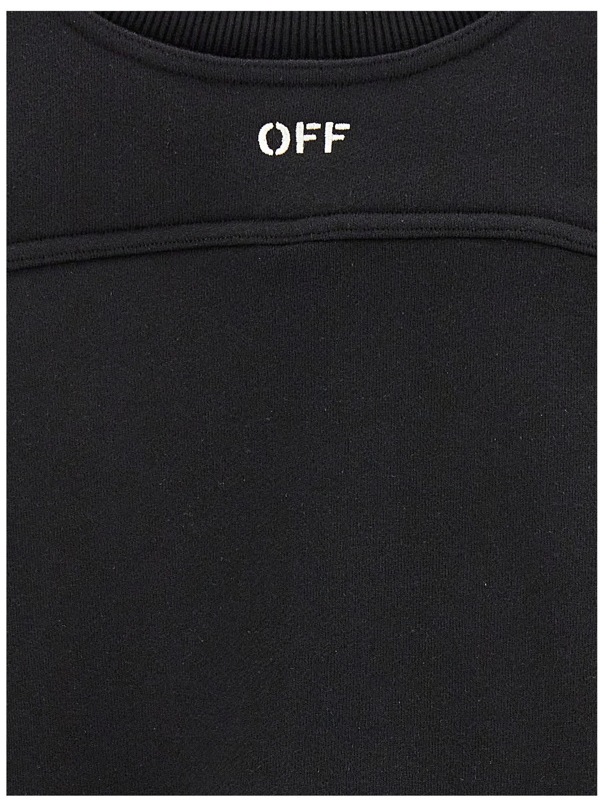 Off-White Bicolor Cotton Sweatshirt