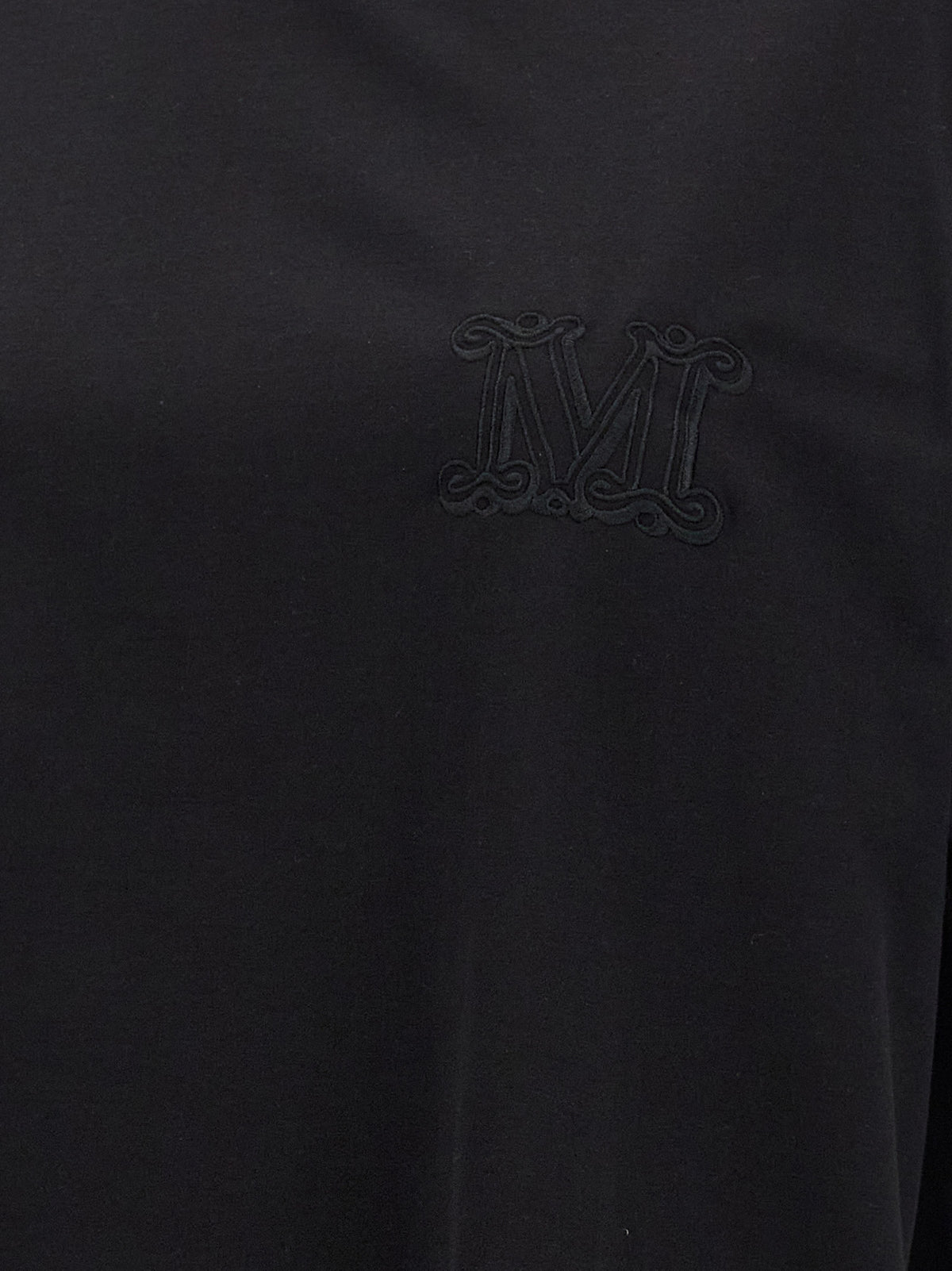 Max Mara Black Cotton T-Shirt