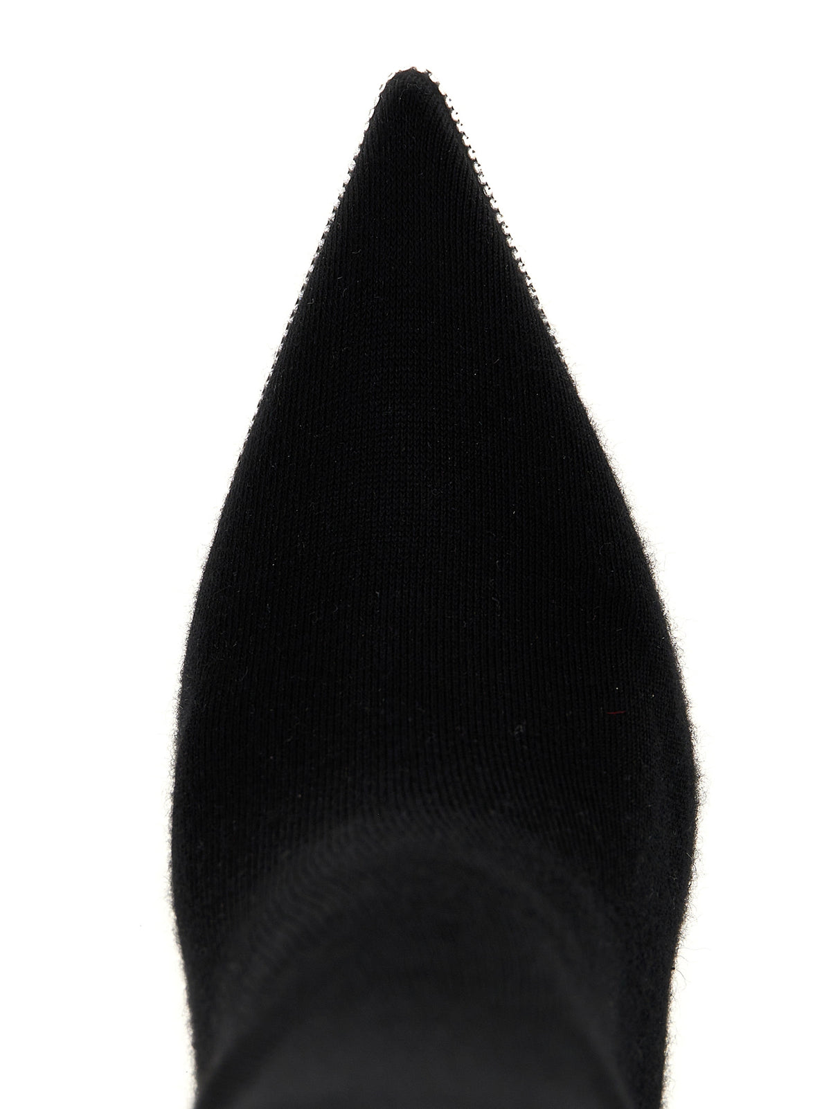 RENE CAOVILLA Black Leather Over The Knee
