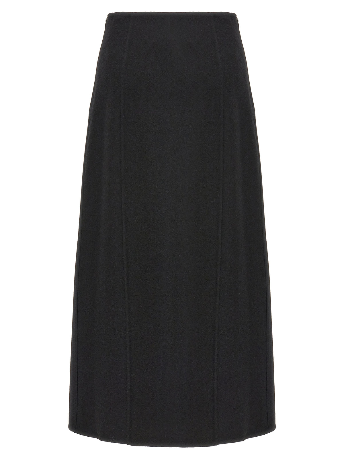 Ermanno Scervino Black Virgin Wool Mini Skirt
