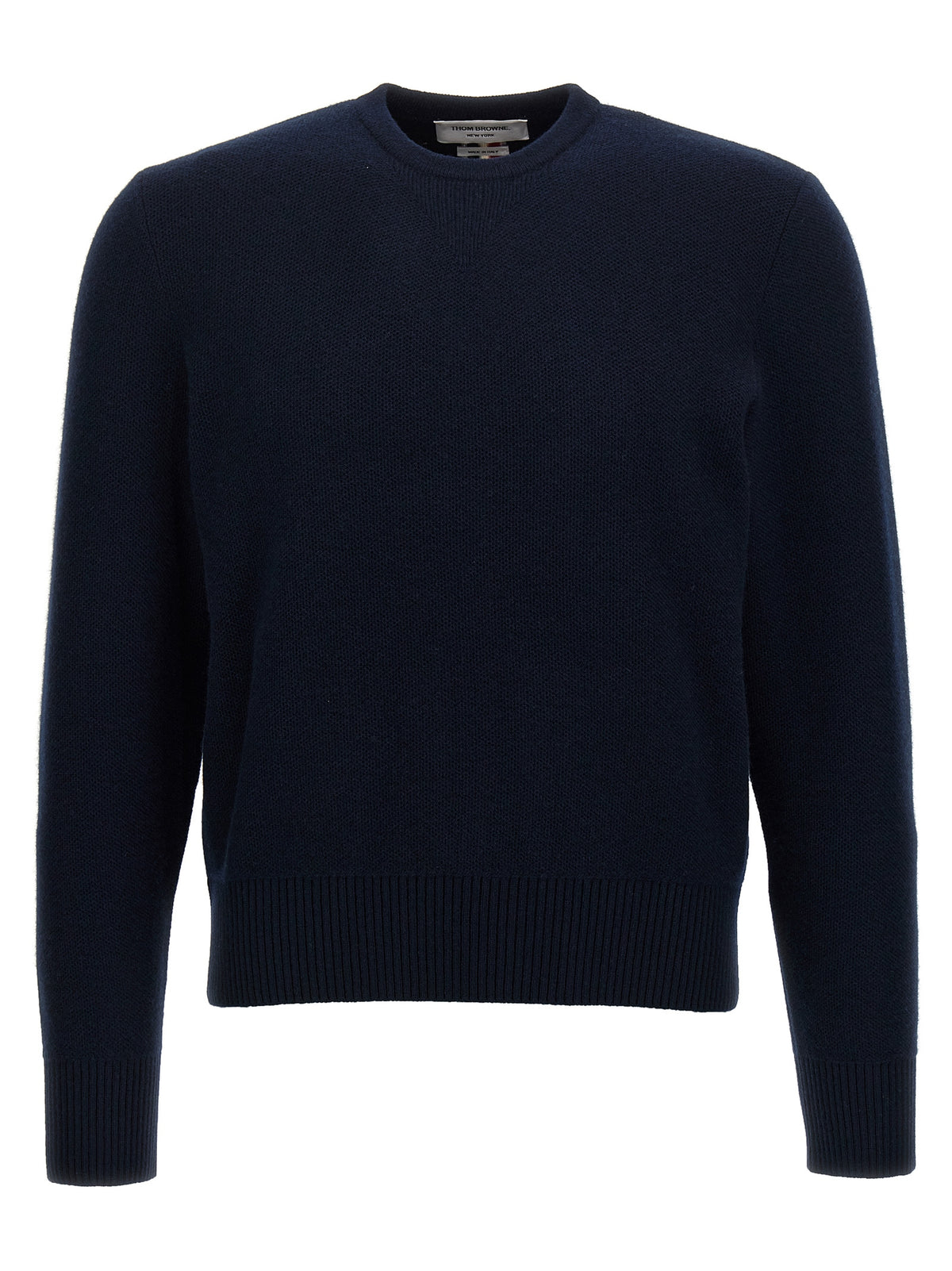 Thom Browne Blue Virgin Wool Cardigan