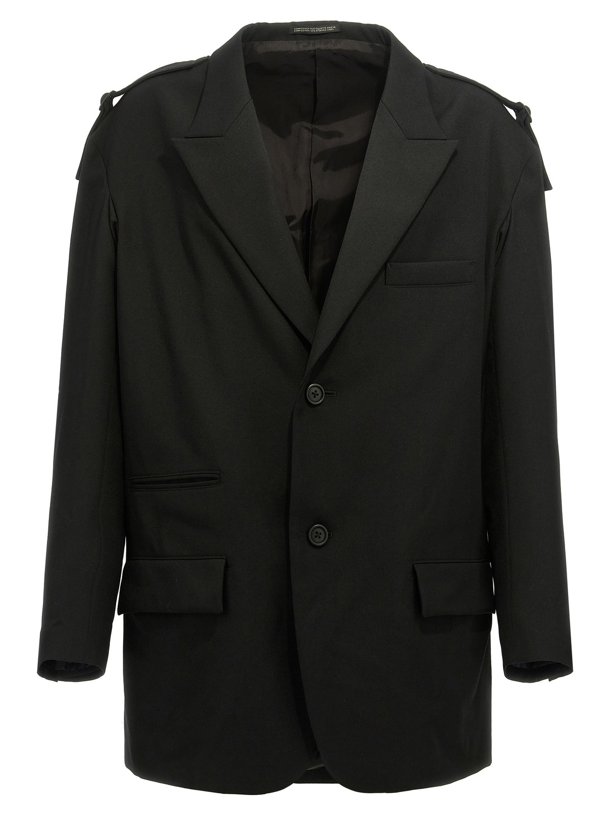 Yohji Yamamoto Black Wool Blazer