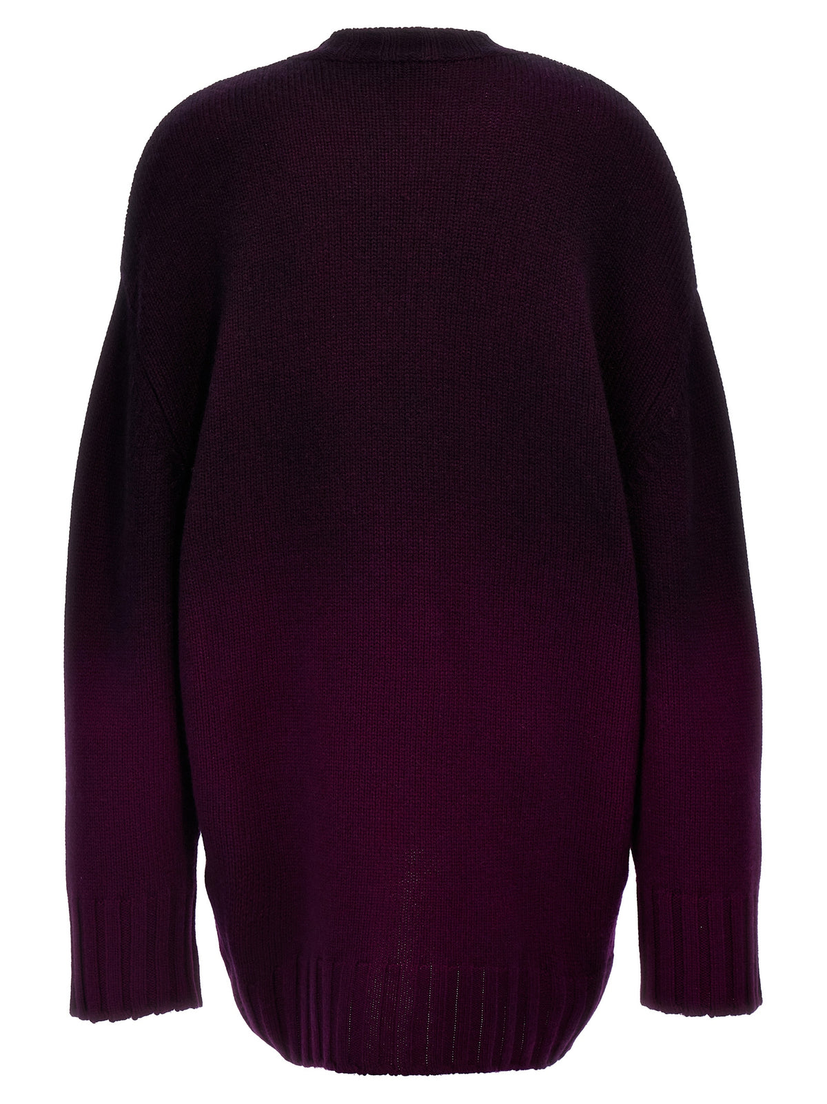 The Attico Purple Wool Short Dress