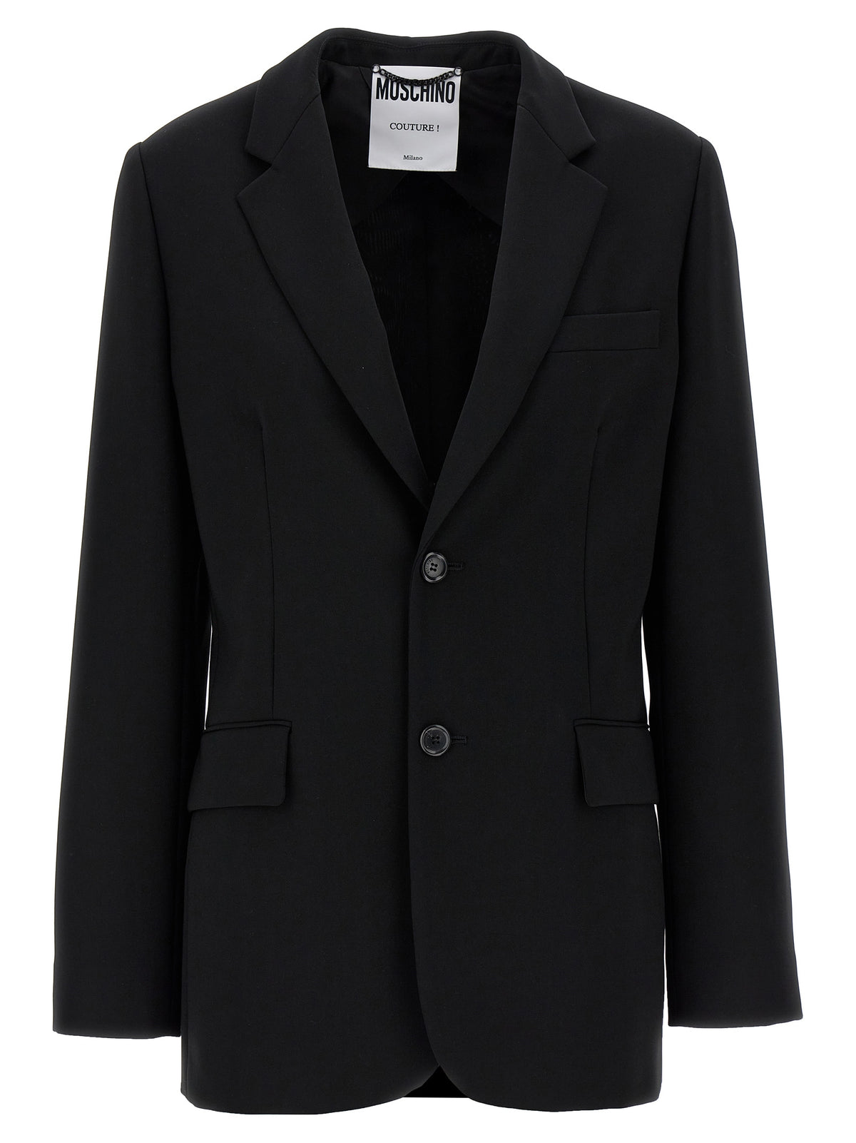 Moschino Black Polyester Blazer