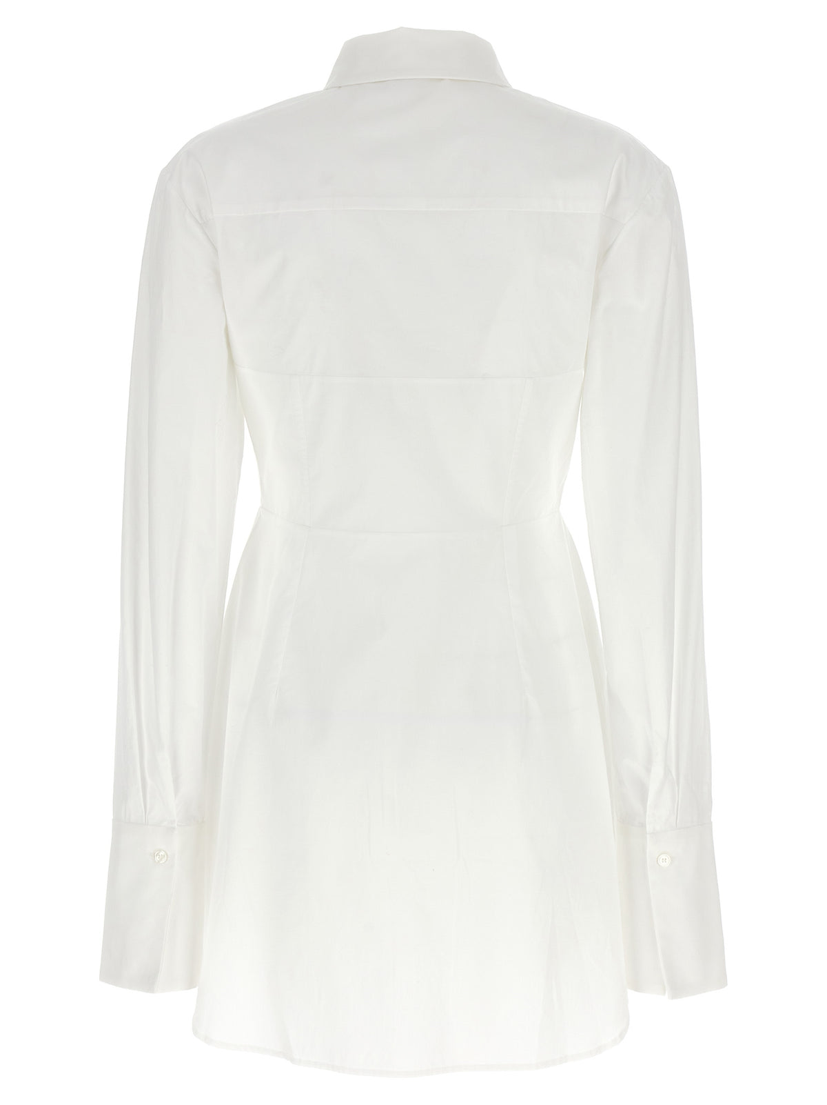 Nensi Dojaka White Cotton Blouse