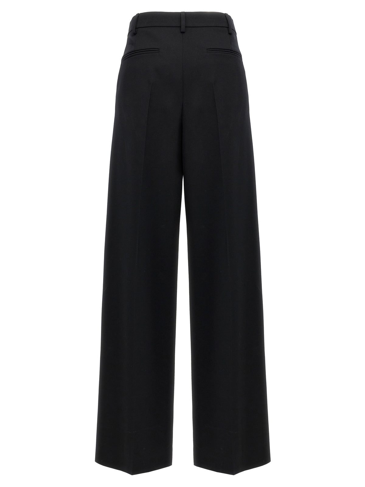 Valentino Garavani Black Virgin Wool Dress Pants