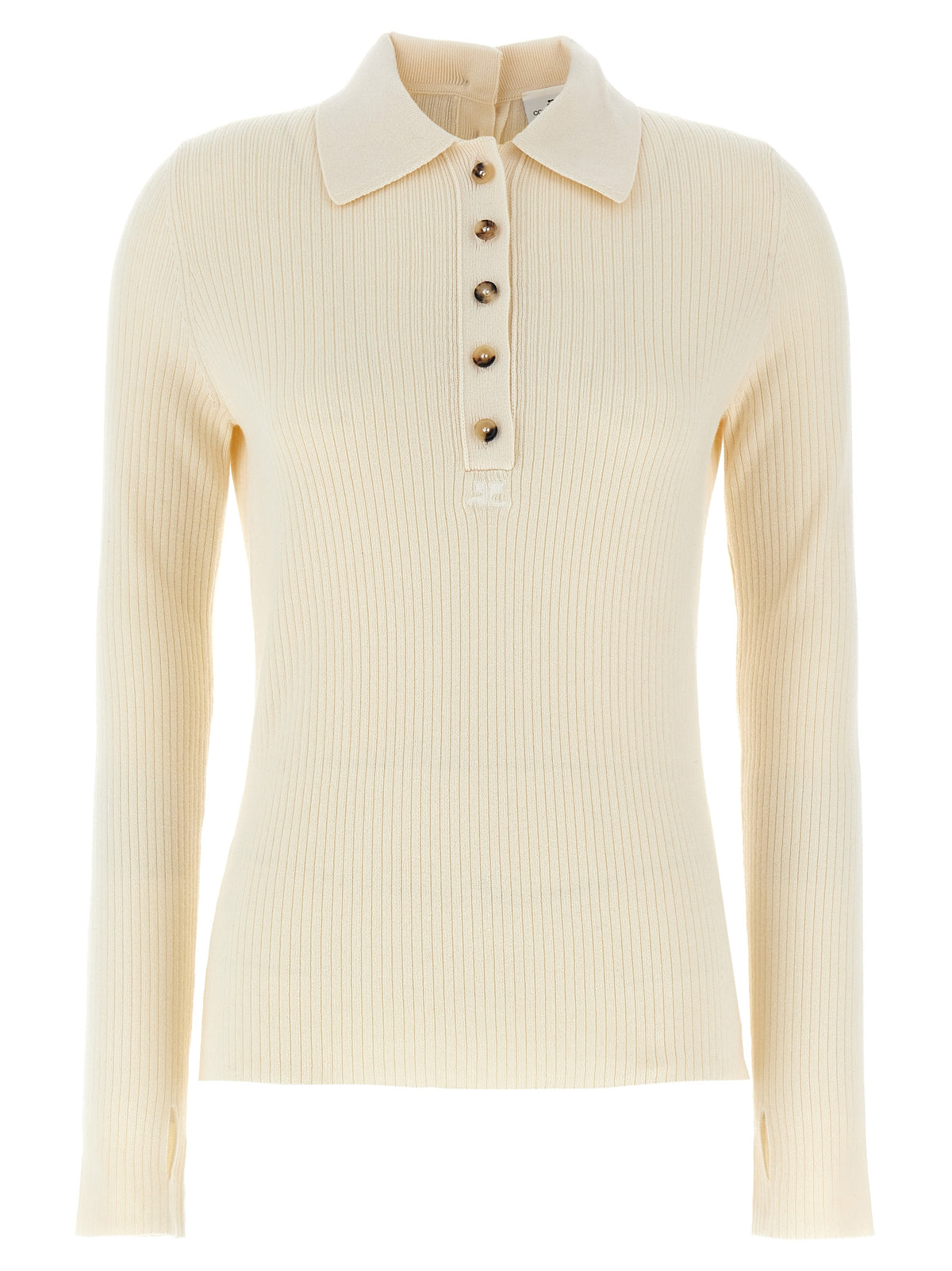 Courrèges White Cotton Cardigan