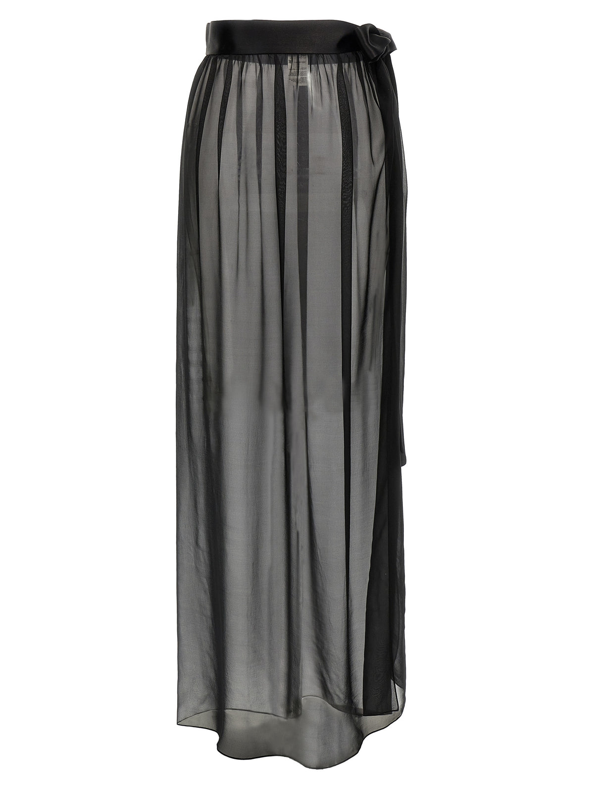 Dolce & Gabbana Black Silk Mini Skirt