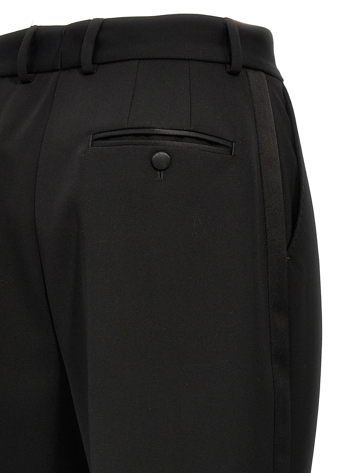 Dolce & Gabbana Black Virgin Wool Tuxedo