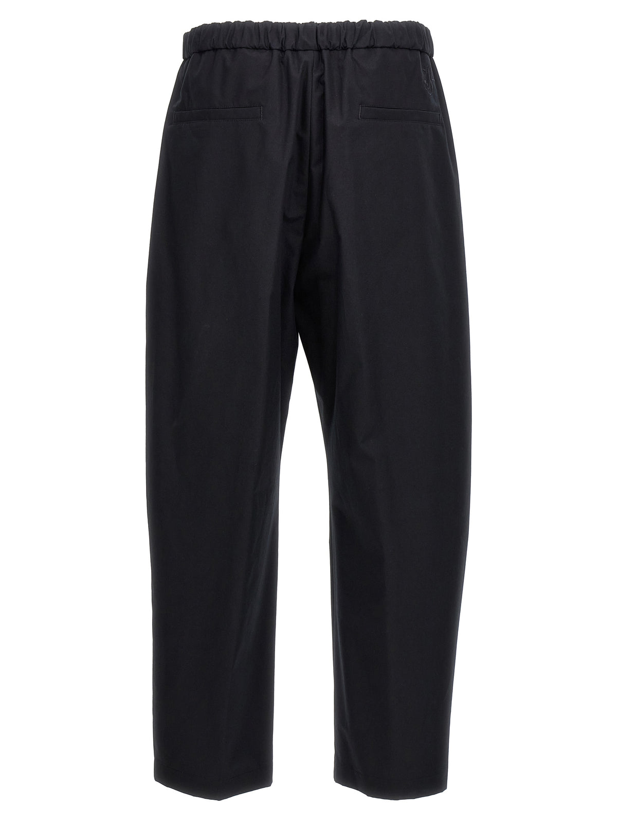 Jil Sander Blue Cotton Casual Pants