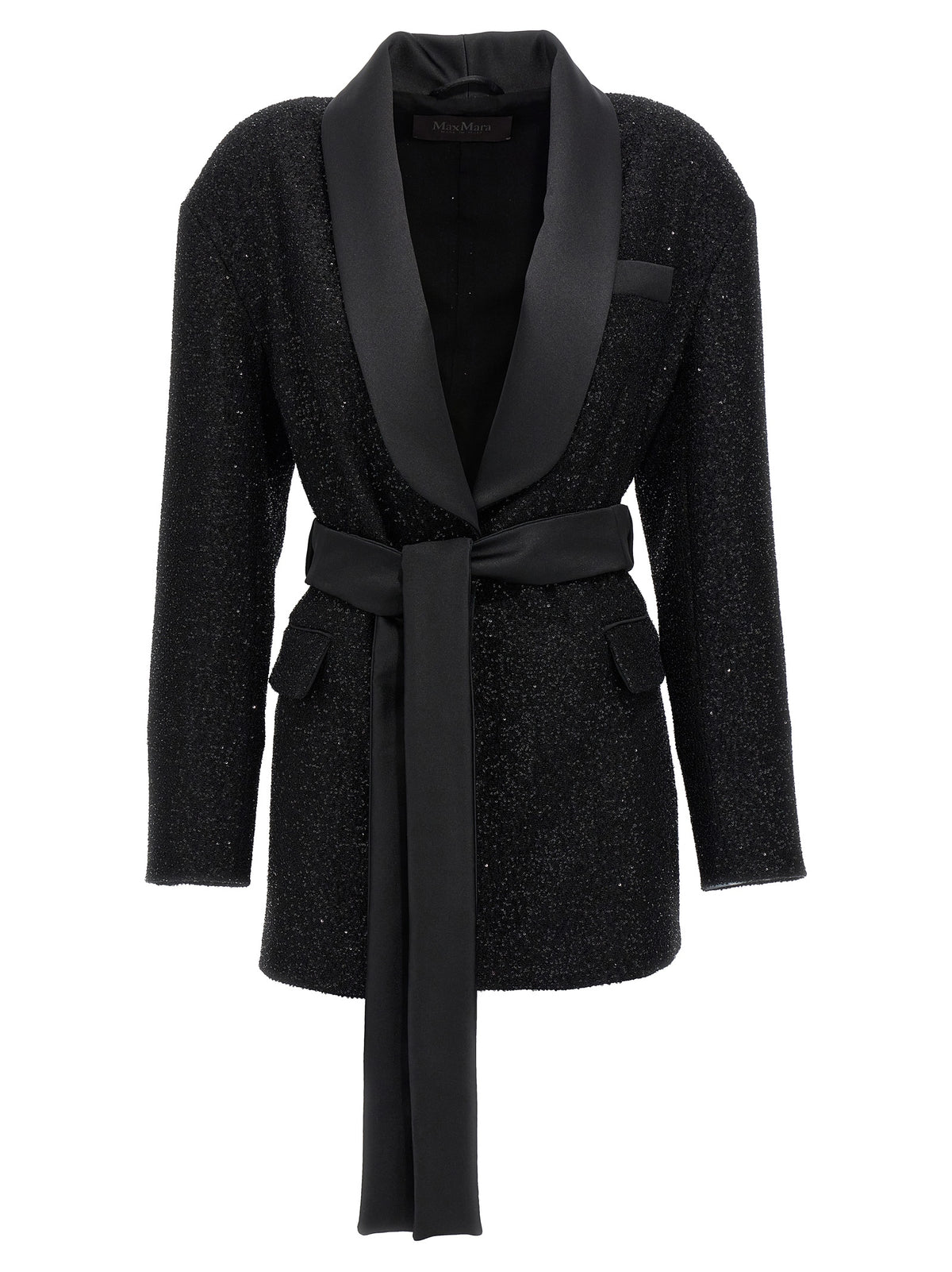 Max Mara Black Viscose Blazer