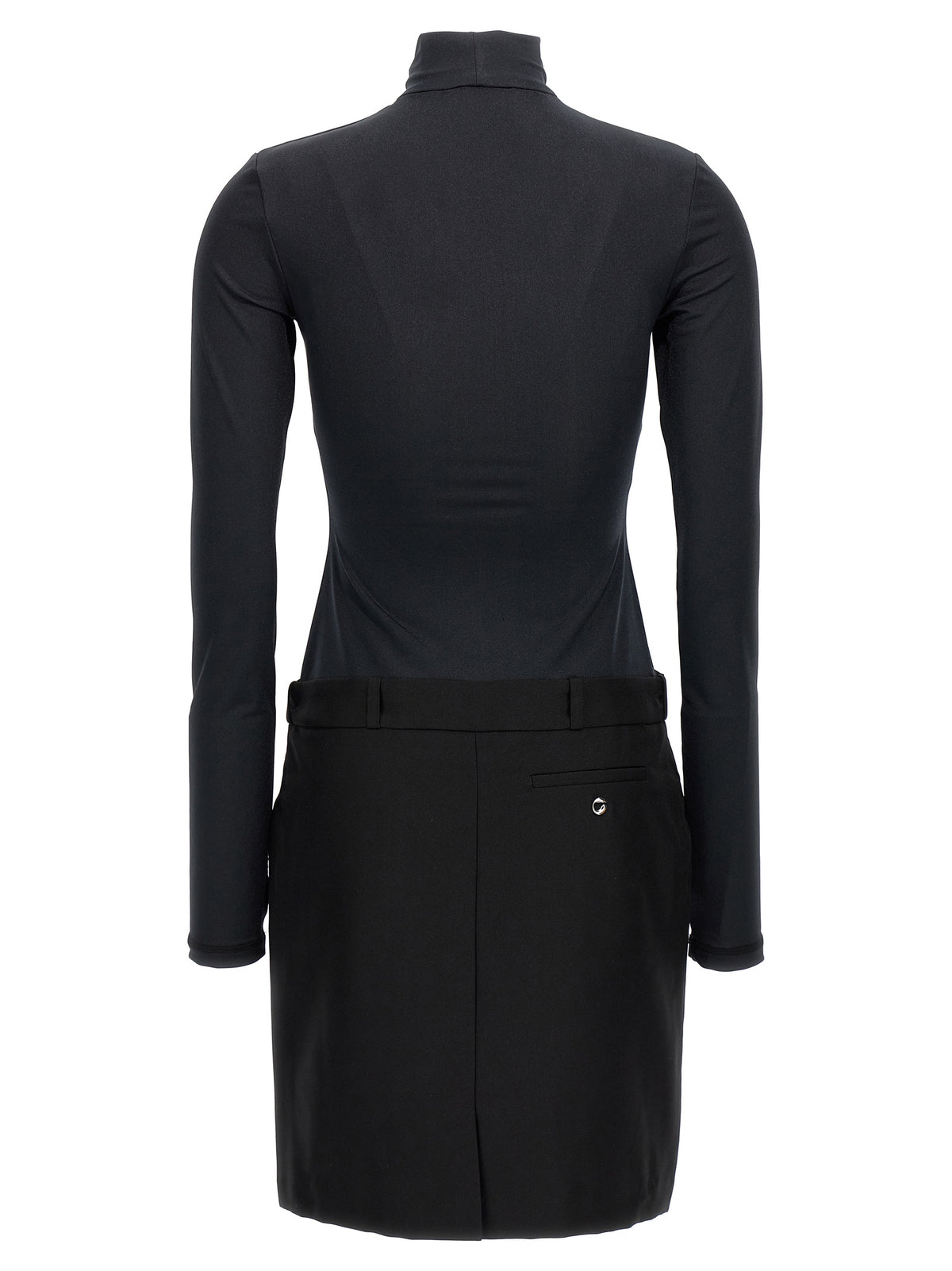 Coperni Black Polyester Short Dress
