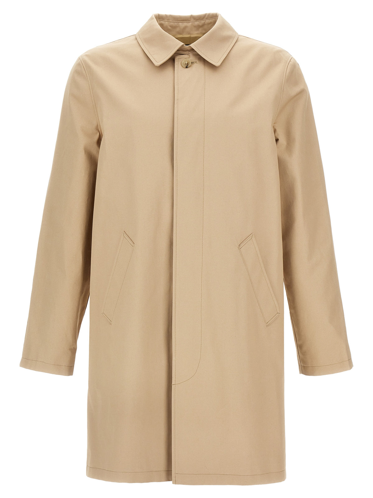 A.P.C. Beige Cotton Coat