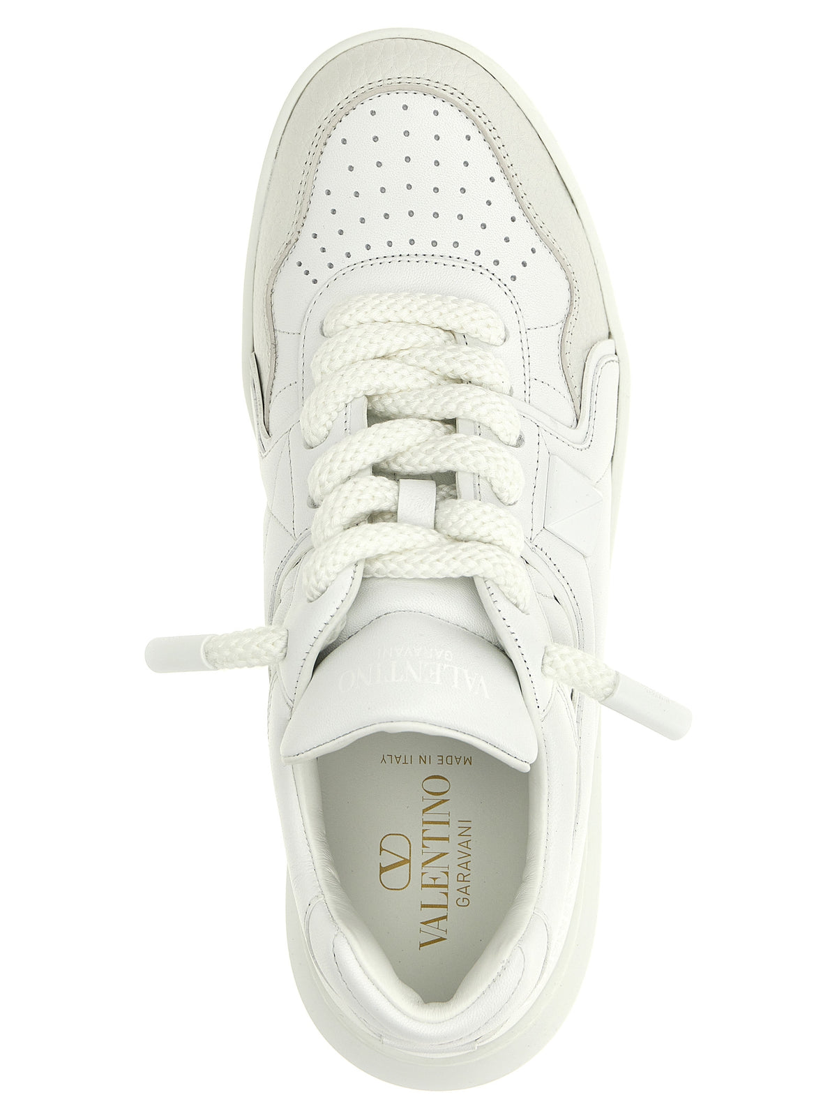 Valentino Garavani White Calfskin Chunky Sneakers