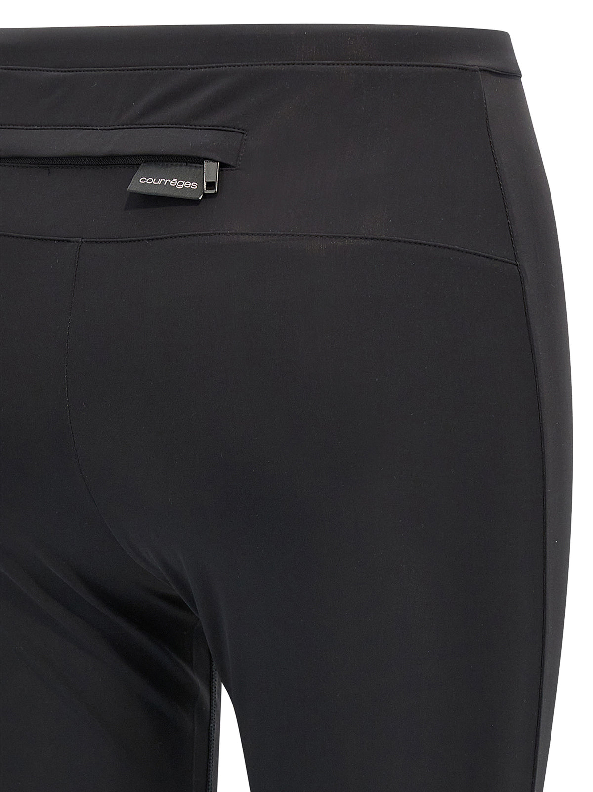 Courrèges Black Polyamide Leggings