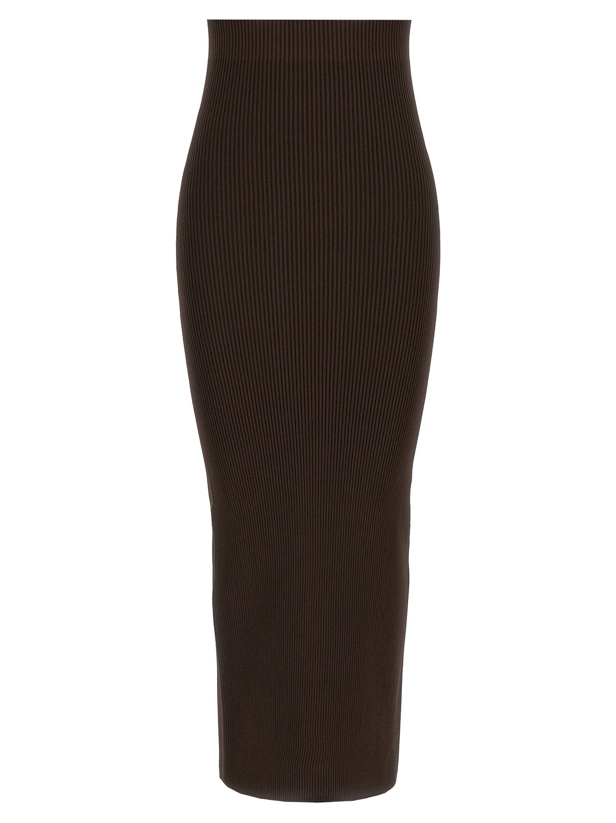 Max Mara Brown Viscose Mini Skirt
