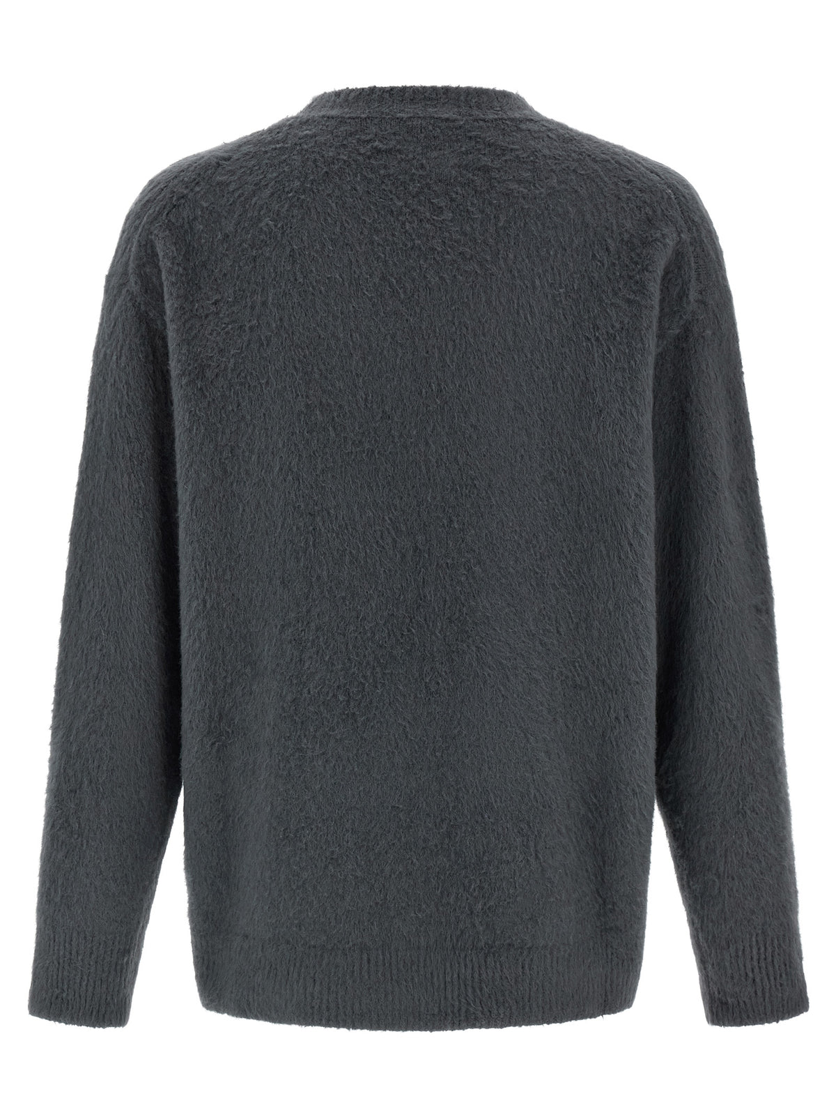 Roberto Collina Gray Cotton Cardigan