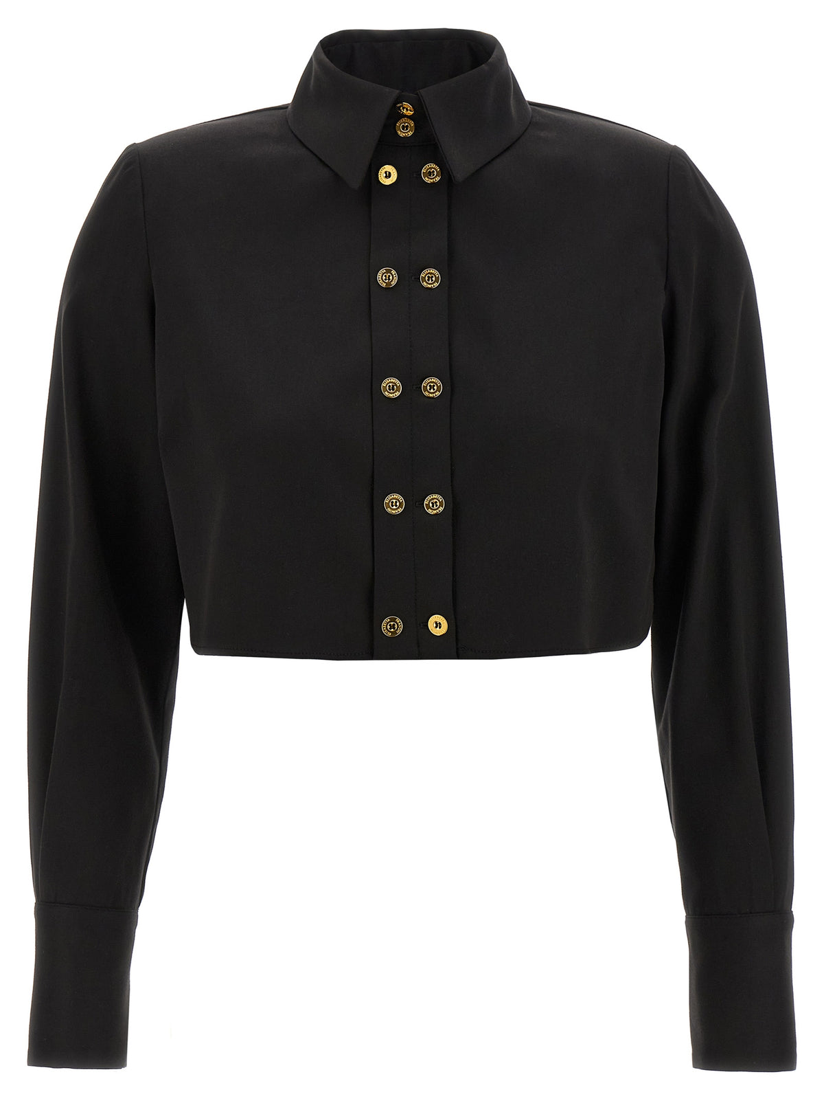 Elisabetta Franchi Black Lycra Blouse