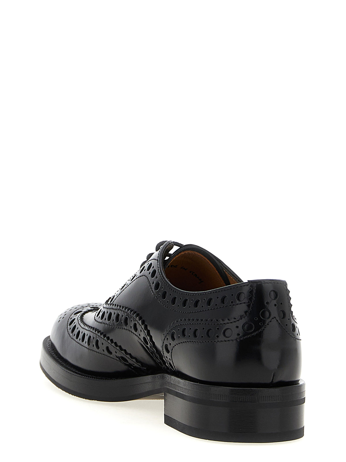 Church's Black Calfskin Oxfords And Derbies