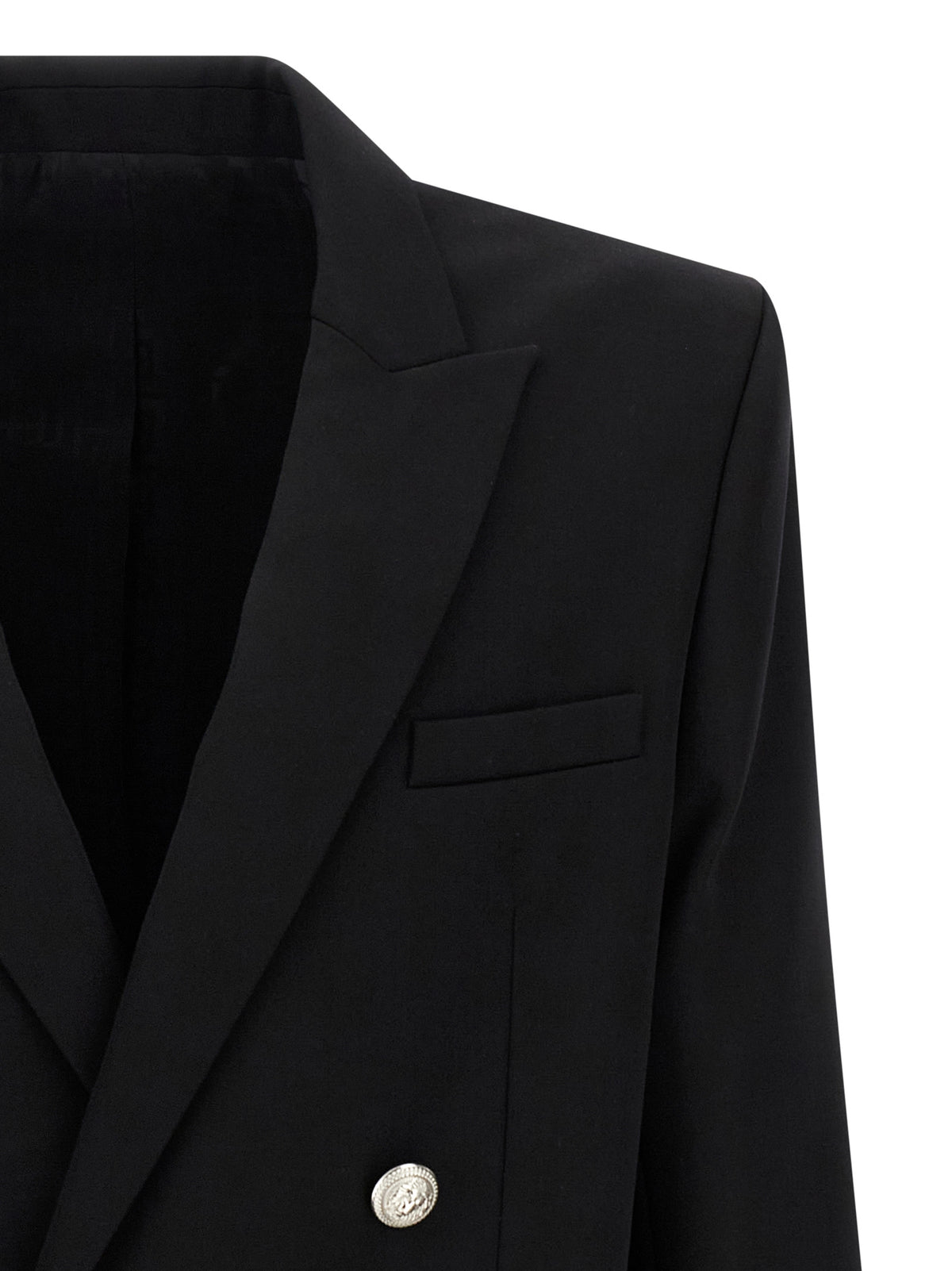 Balmain Black Virgin Wool Blazer
