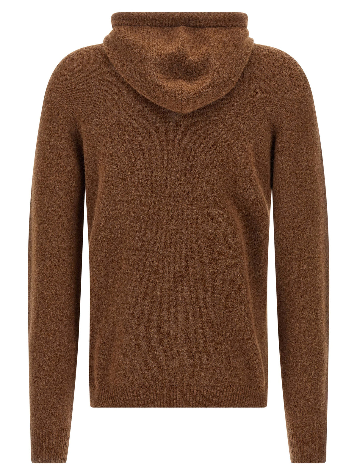 Roberto Collina Brown Virgin Wool Cardigan