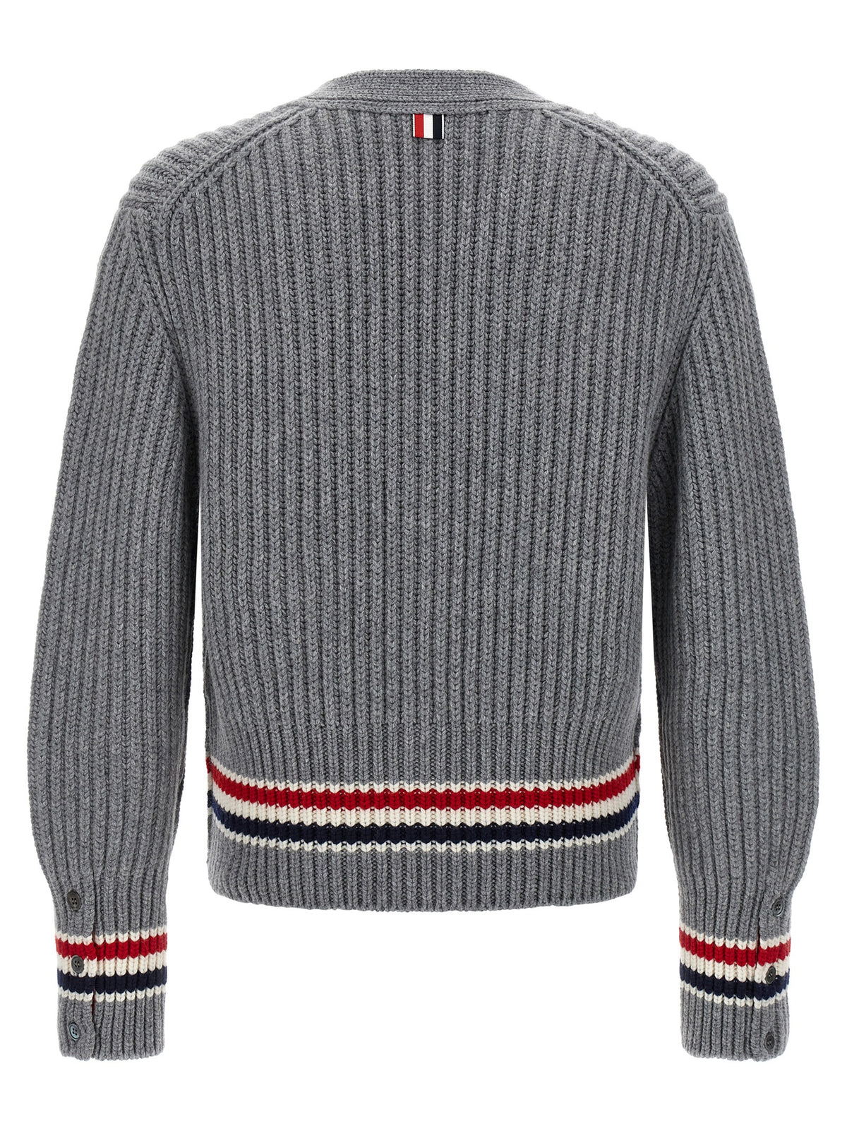 Thom Browne Gray Cashmere Cardigan