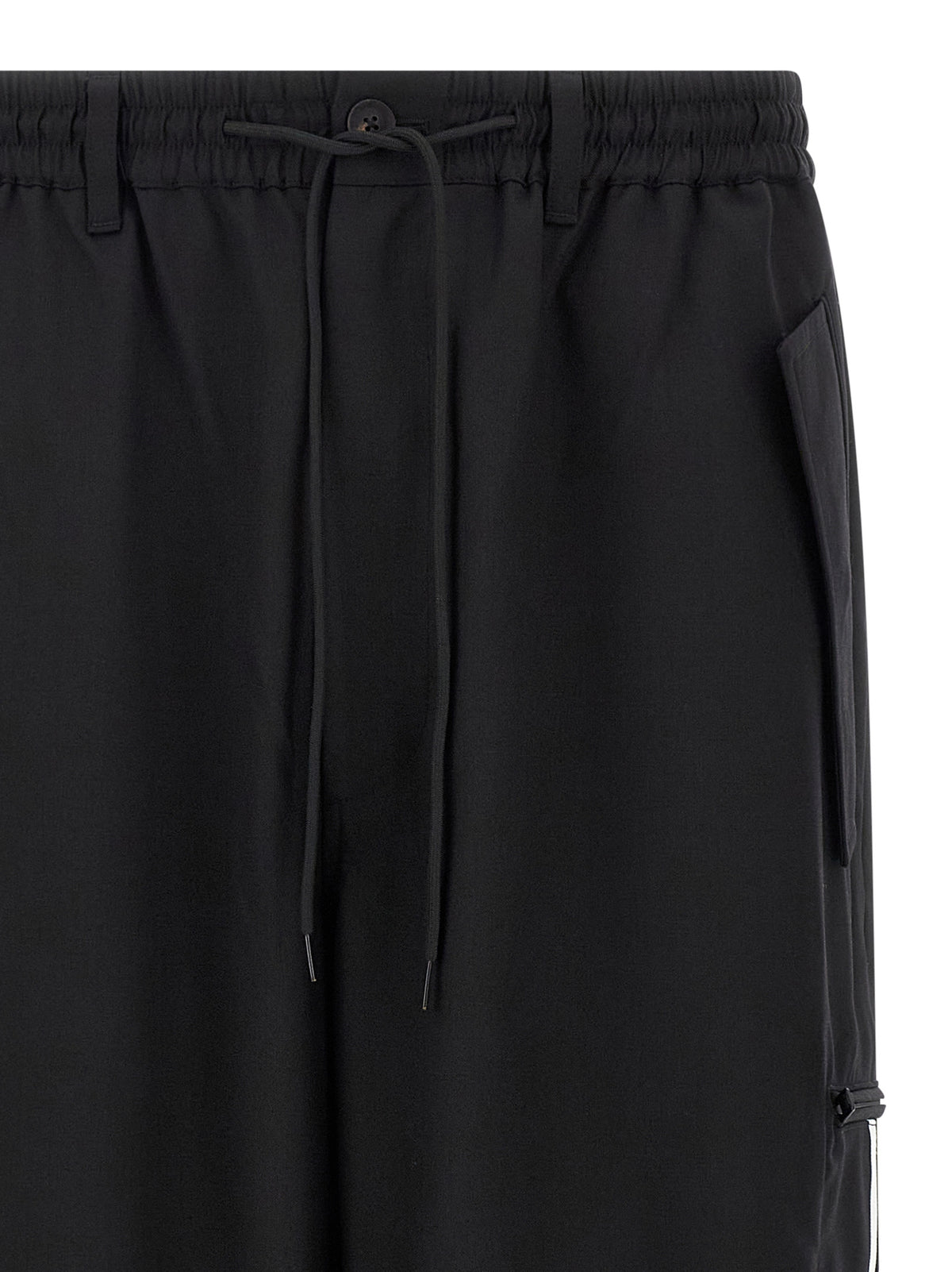 Y-3 Black Polyester Casual Pants