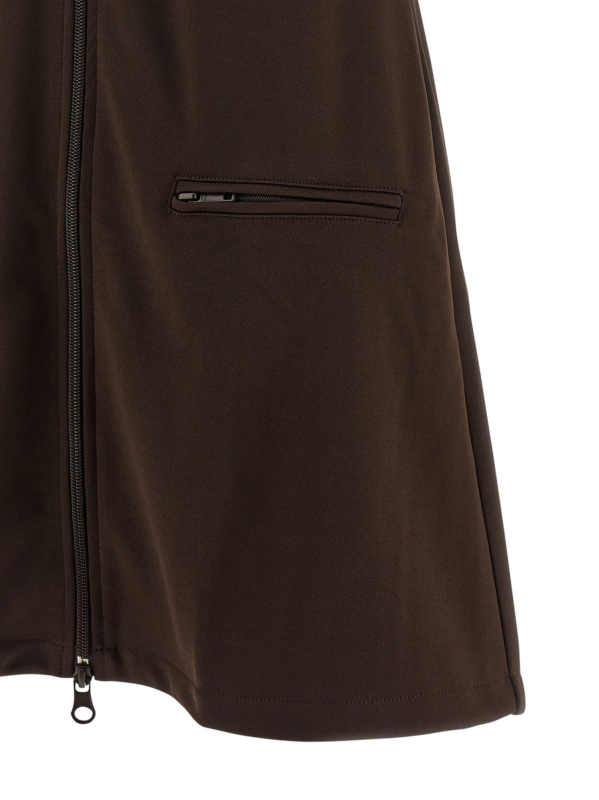 Courrèges Brown Polyester Short Dress