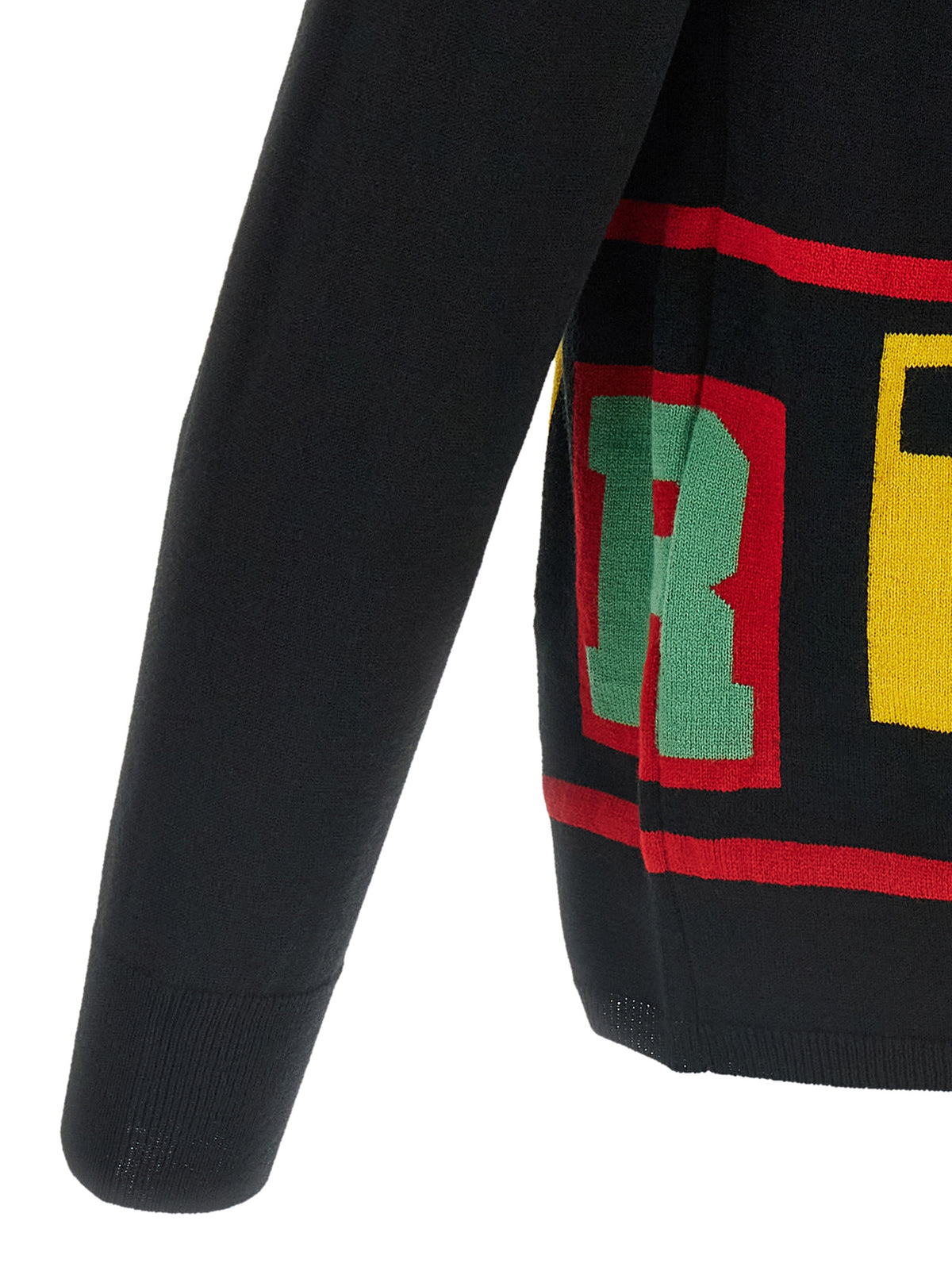 Comme Des Garçons Black Acetate Cardigan