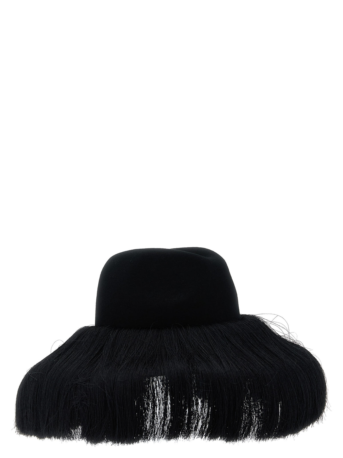 Comme Des Garçons Black Wool Fedora