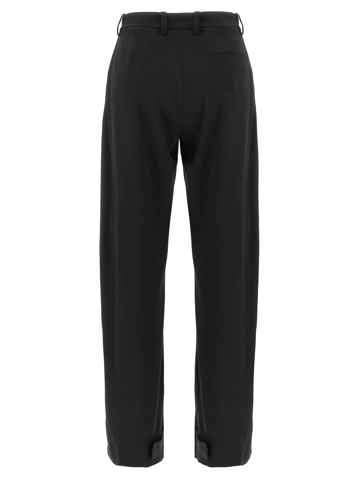 MONCLER GENIUS Black Polyester Dress Pants
