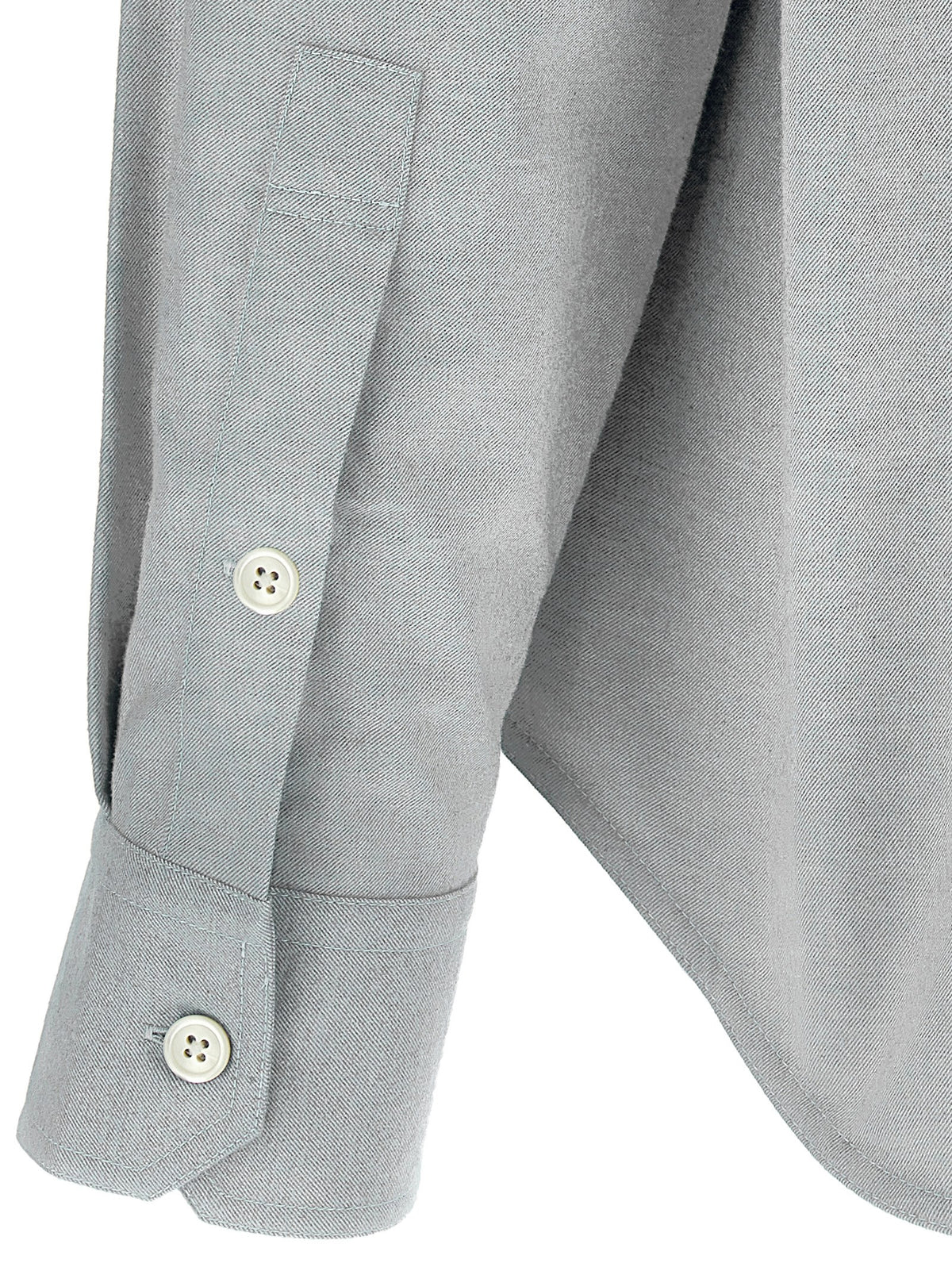 Thom Browne Gray Cotton Blouse