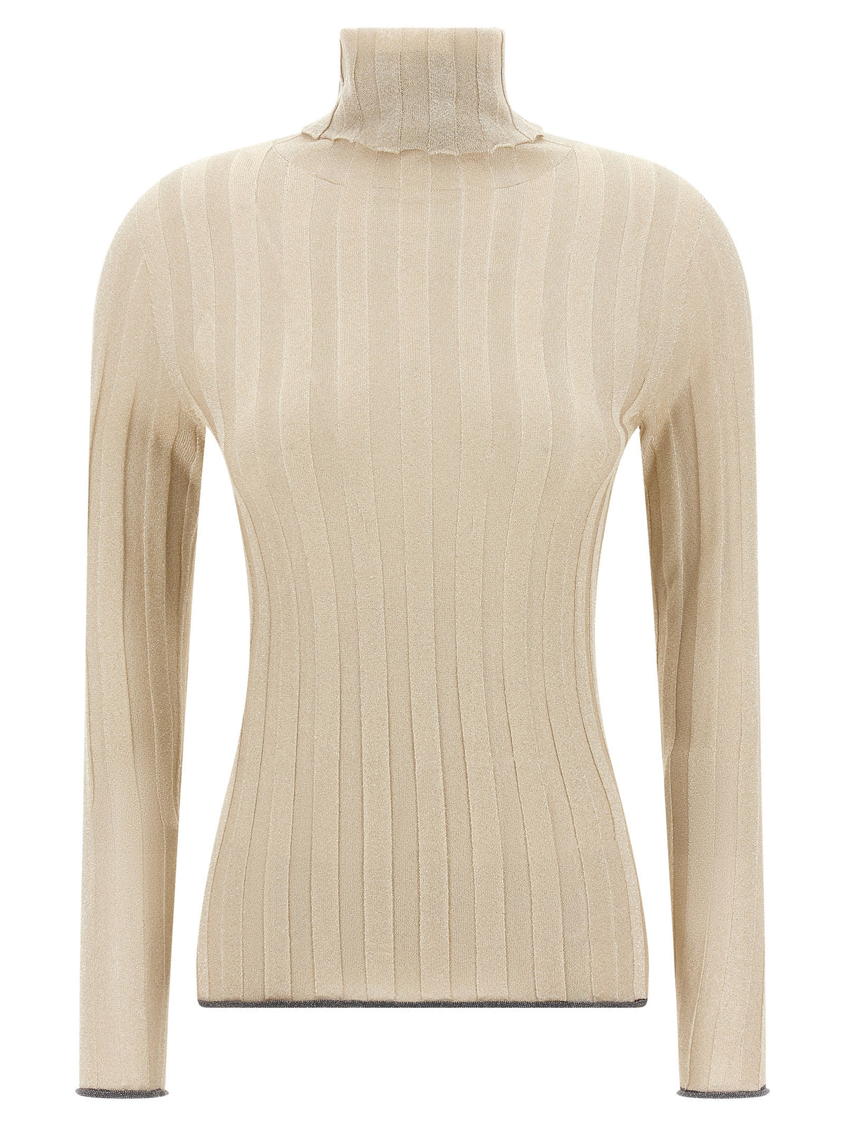 Fabiana Filippi Gold Viscose Cardigan