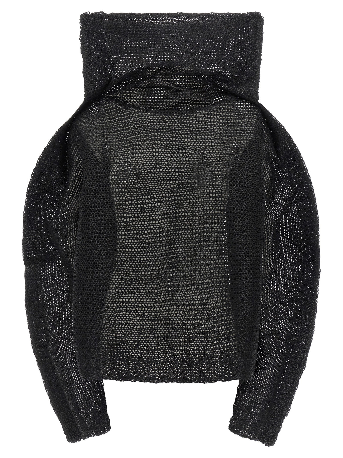 Issey Miyake Black Wool Sweatshirt