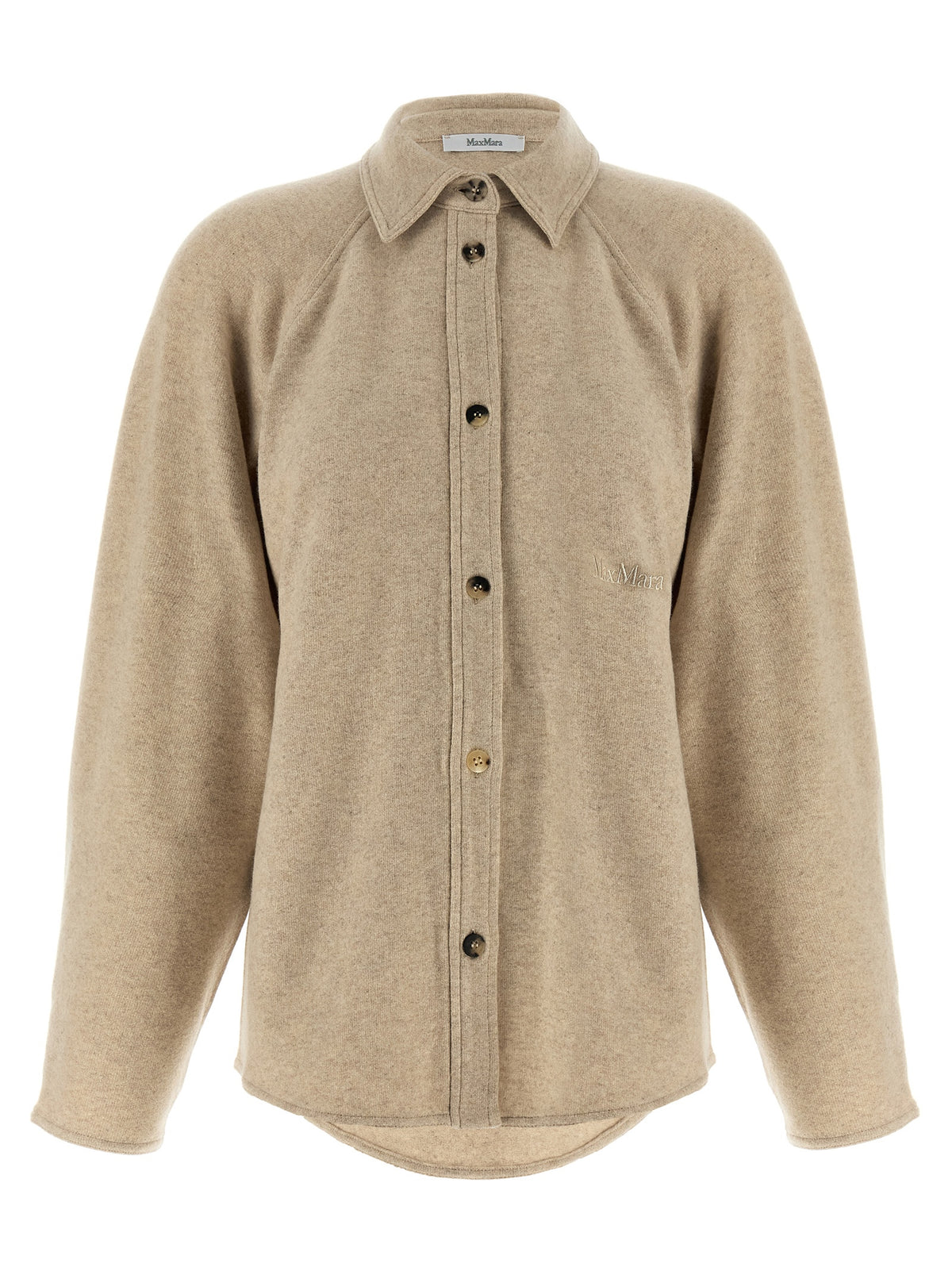 Max Mara Beige Cashmere Blouse