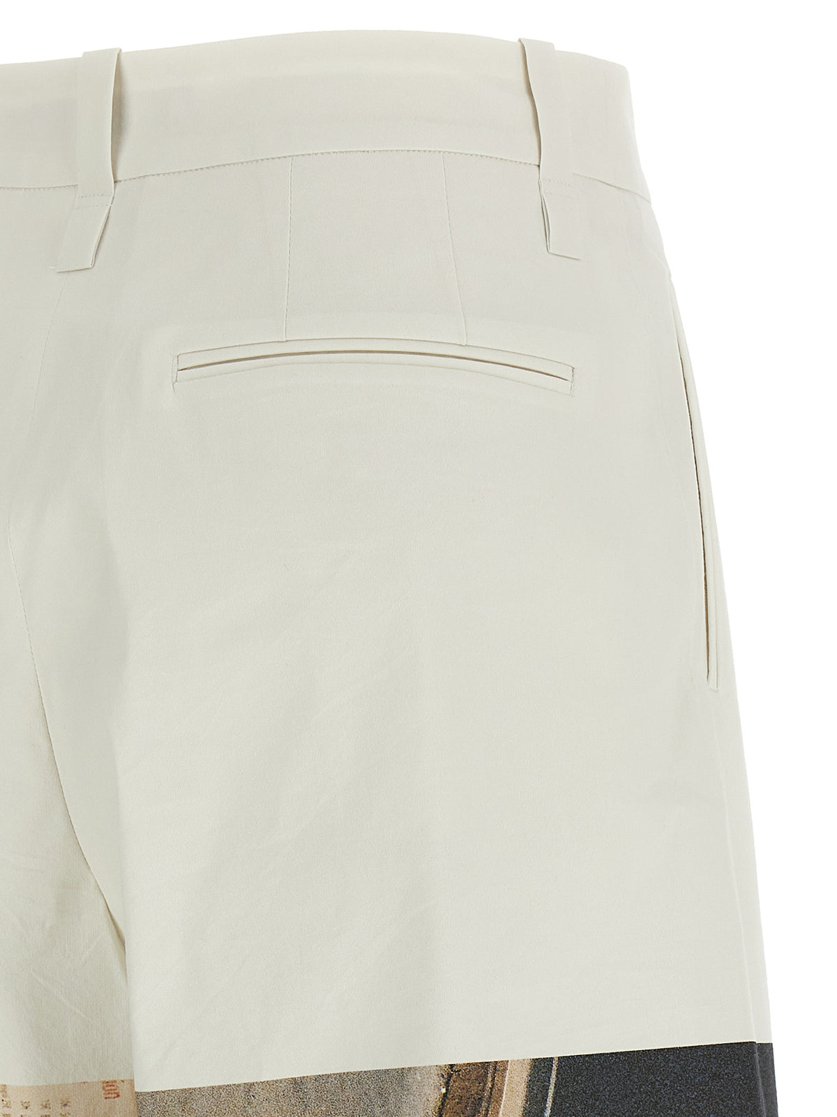 Issey Miyake White Polyamide Casual Pants