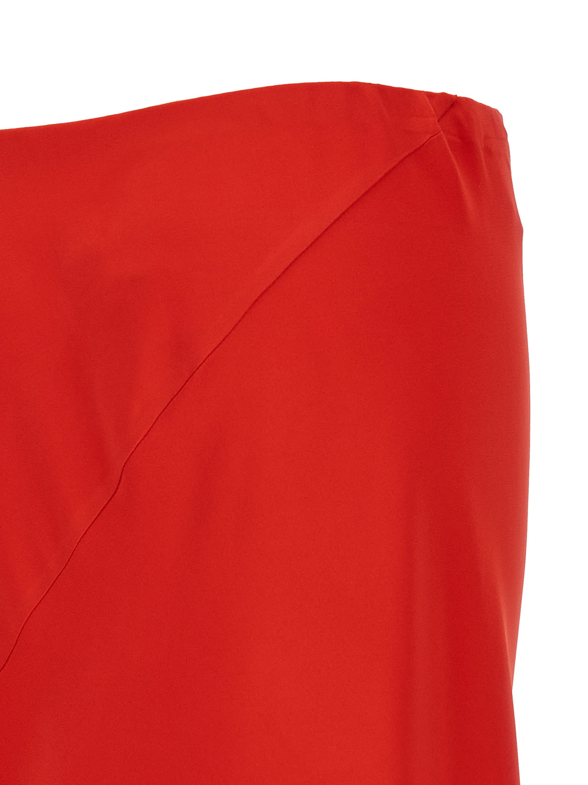 Ermanno Scervino Red Viscose Mini Skirt