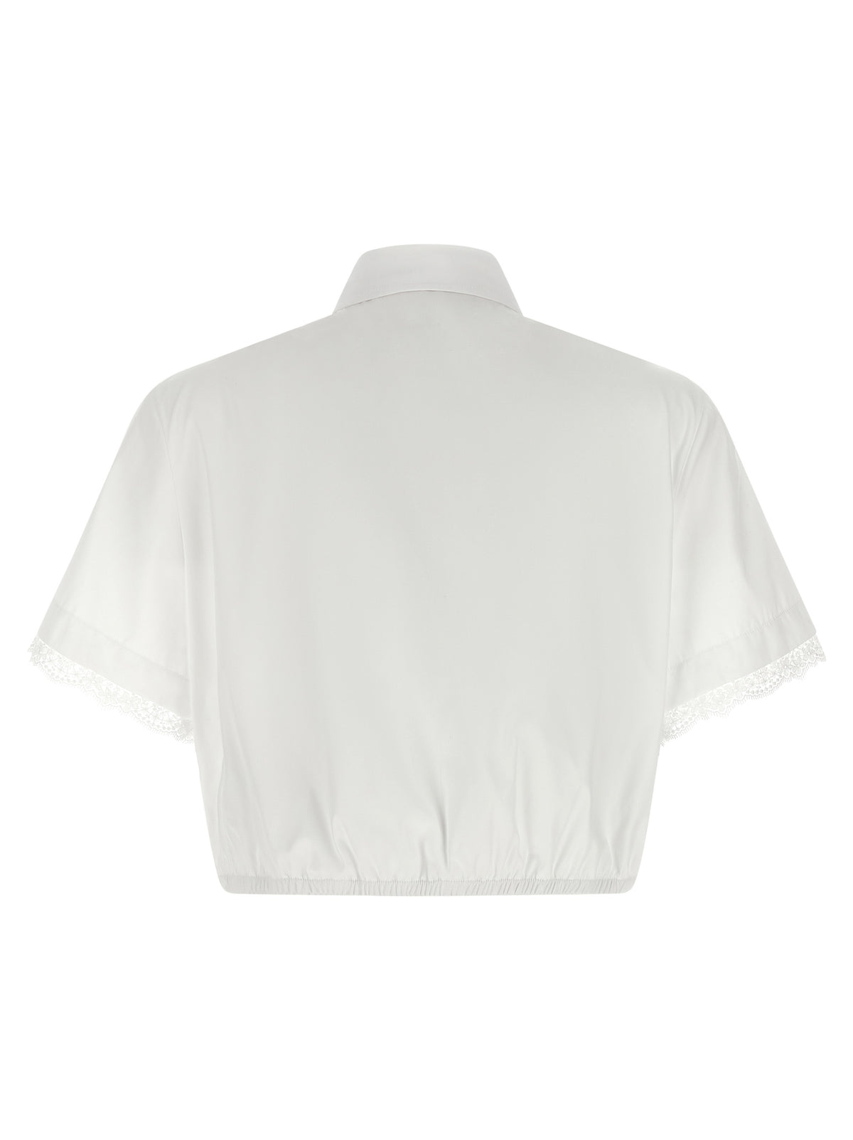 Ermanno Scervino White Cotton Blouse
