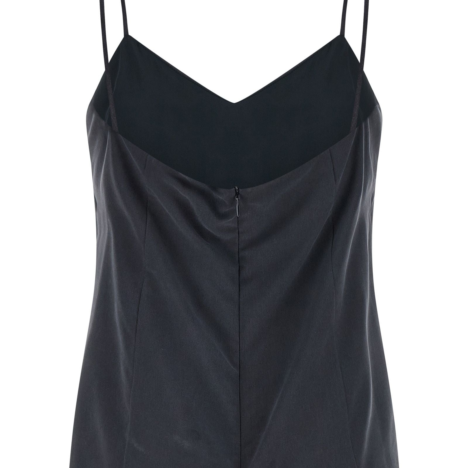 Max Mara Gray Silk Sleeveles T-Shirt