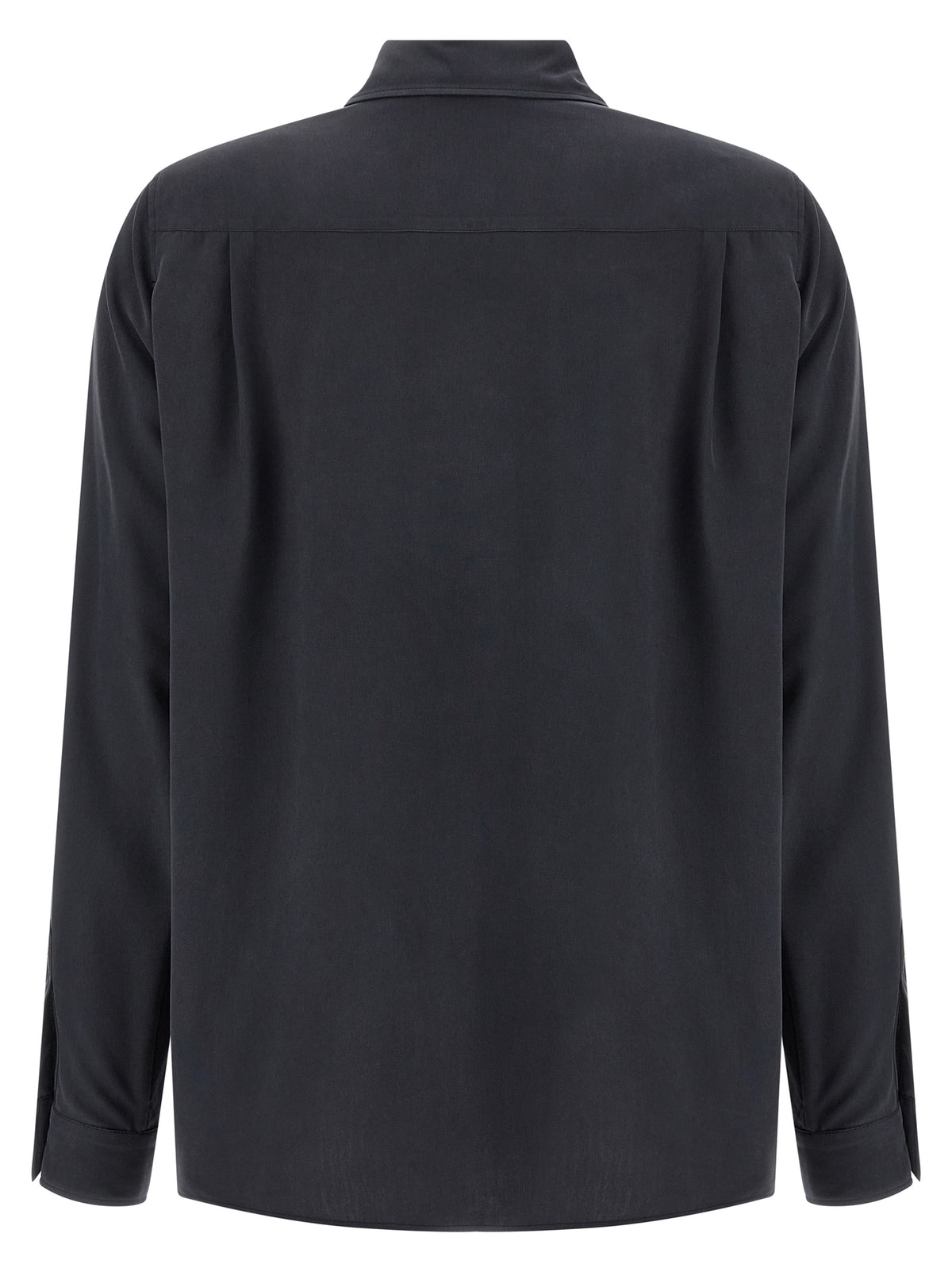 Max Mara Gray Silk Blouse
