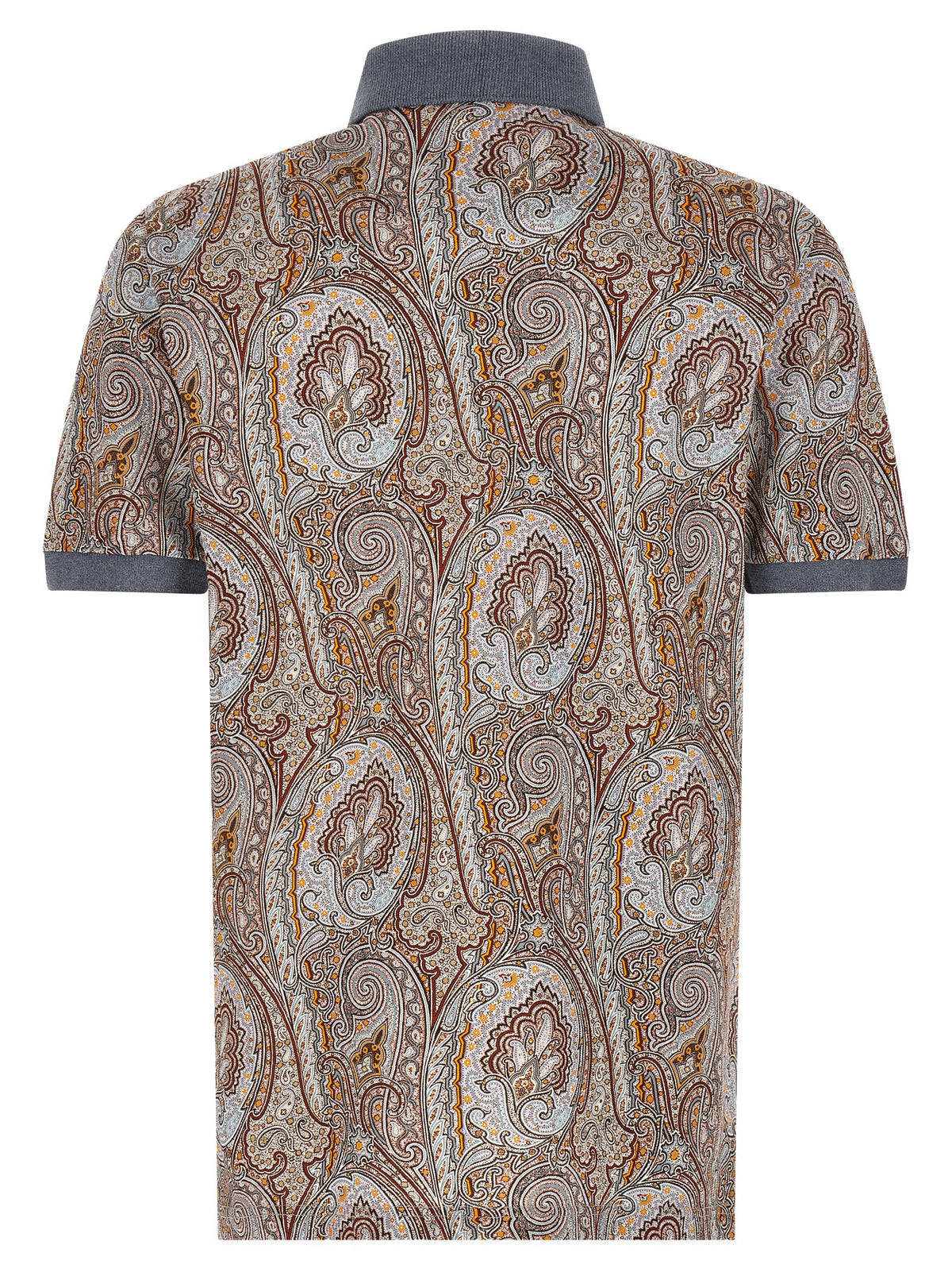 Etro Multicolor Cotton Polo Shirt