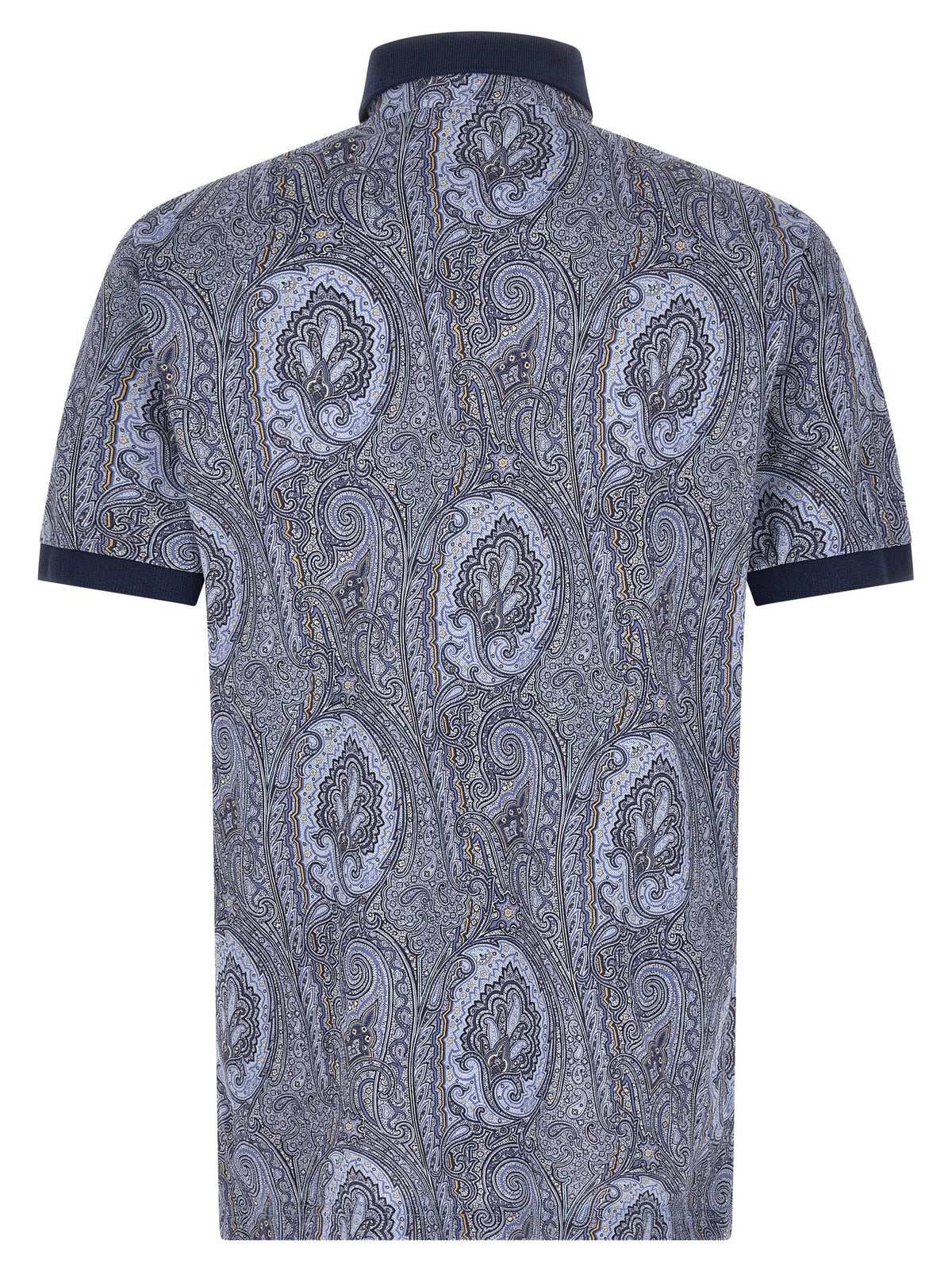 Etro Blue Cotton Polo Shirt