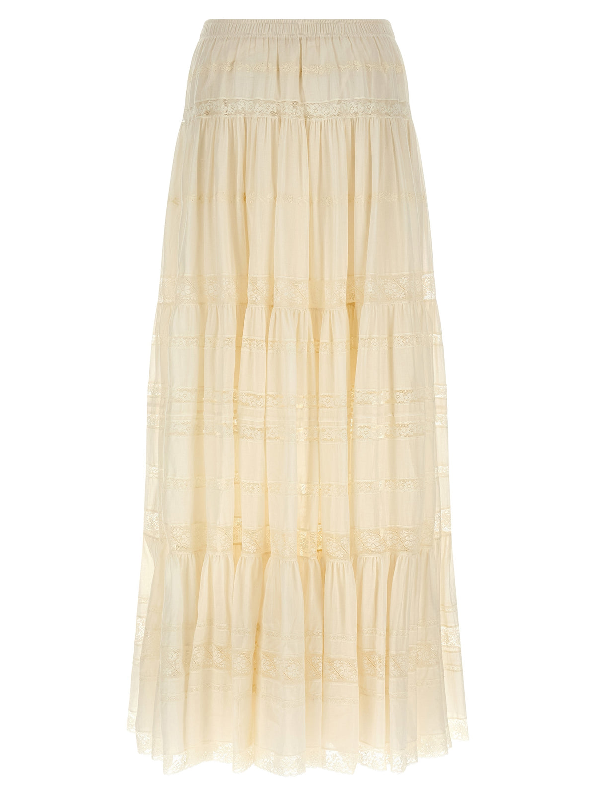 Ermanno Scervino White Cotton Mini Skirt