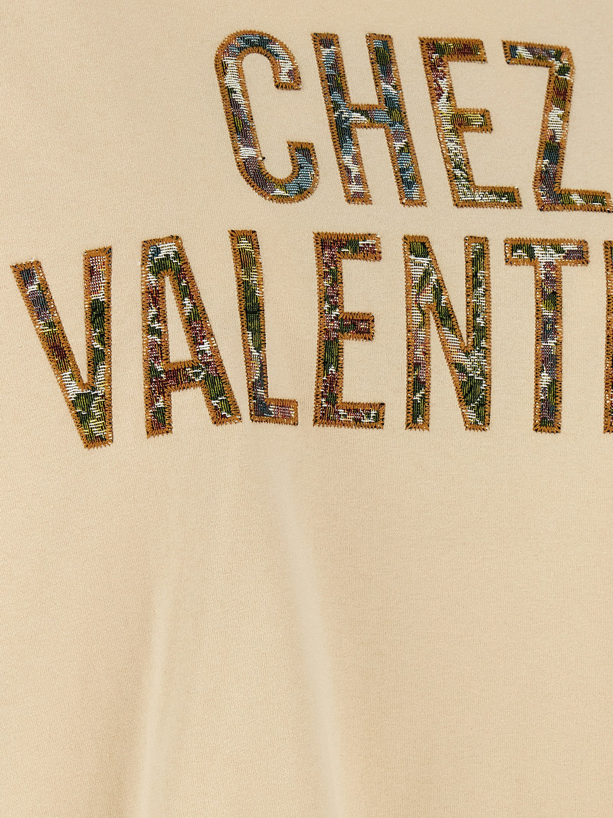 Valentino Garavani Beige Cotton T-Shirt