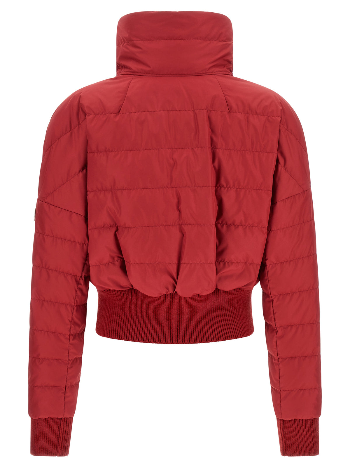 Rick Owens Red Polyester Full-Length Jacket
