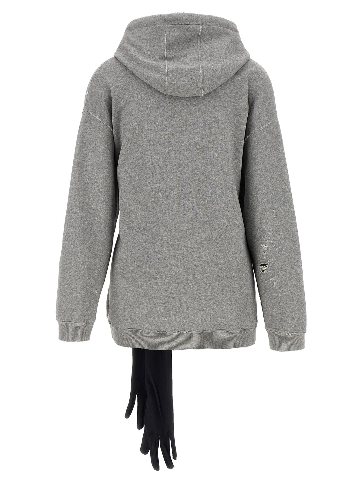 MM6 Maison Margiela Gray Cotton Short Dress