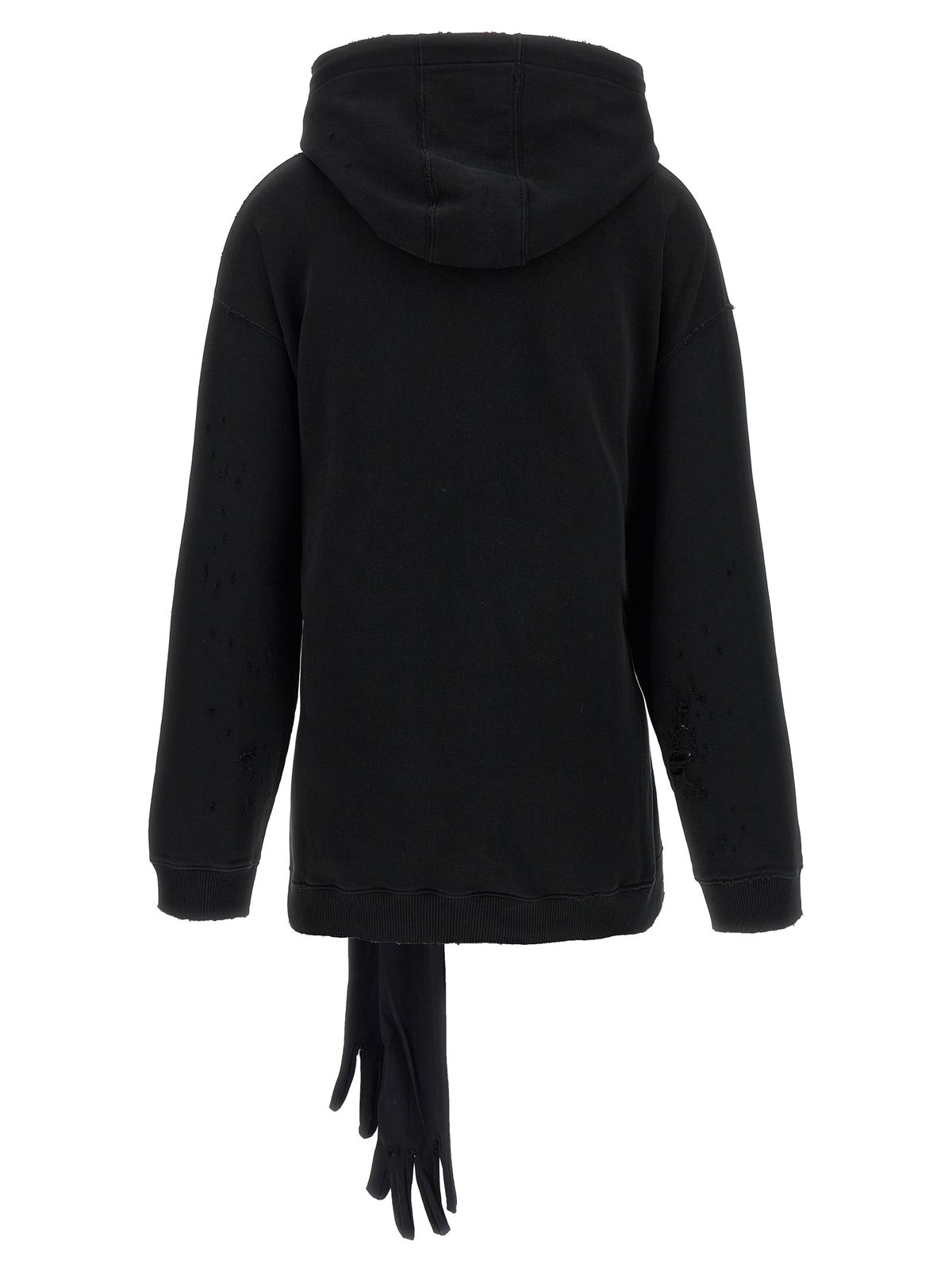 MM6 Maison Margiela Black Cotton Short Dress